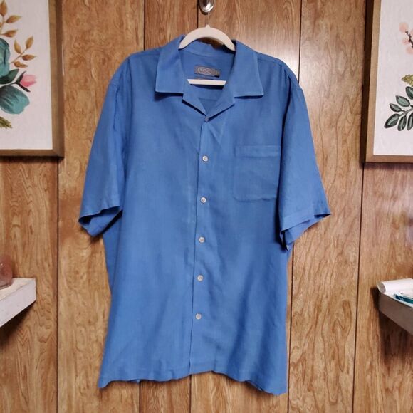 Talbots Men | Silk Blend Button Down Shirt | Size XL - Picture 1 of 4